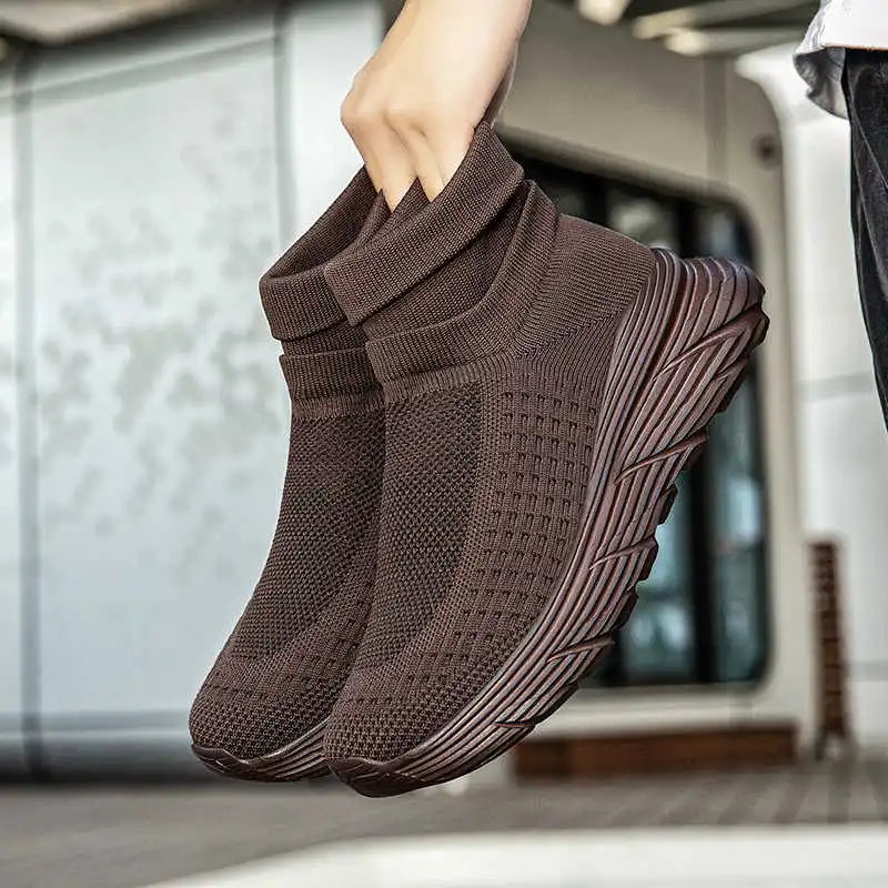 

Уличная обувь на толстом каблуке с высоким вырезом, повседневная новинка, идея товаров, женские кроссовки, спортивная обувь высокого уровня, теннисная обувь