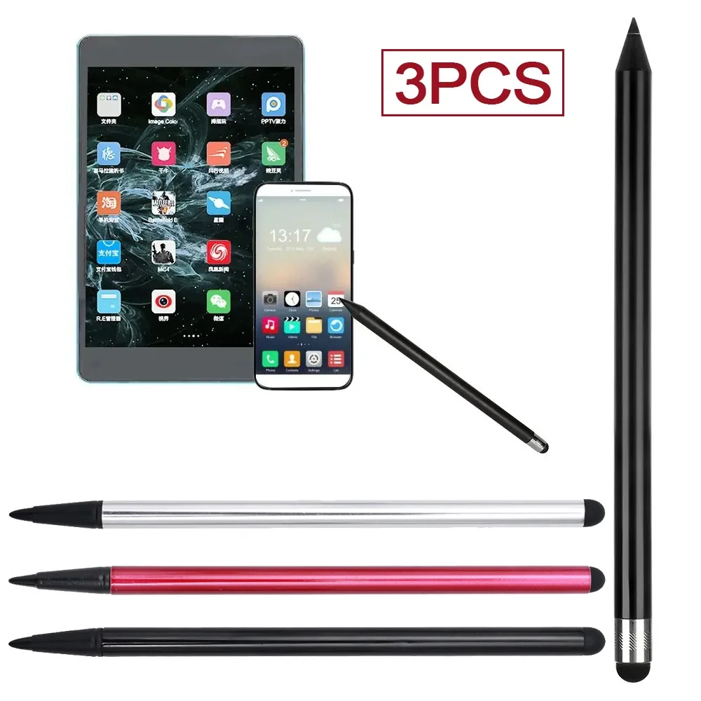 Portable Universal Phone Tablet Touchscreen Pens Capacitive Stylus Pencil For Iphone Ipad Samsung Tablet Laptop Pen