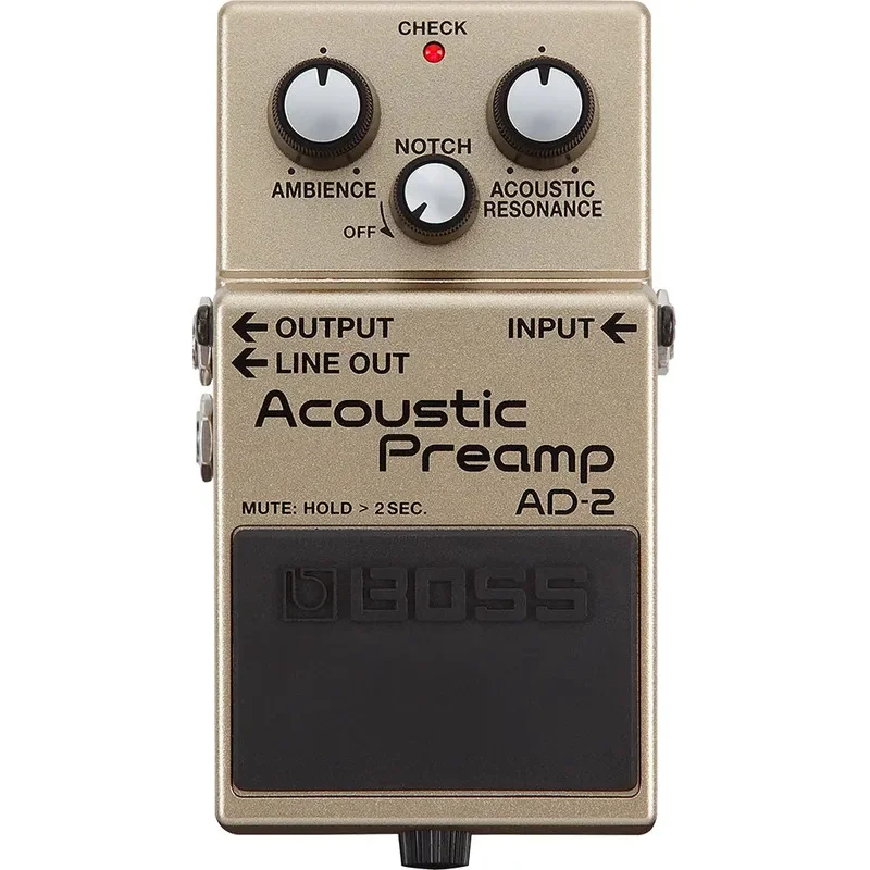 AD-2 Acoustic-Guitar Preamp With Advanced Processing Natural,Studio-Quality Sound