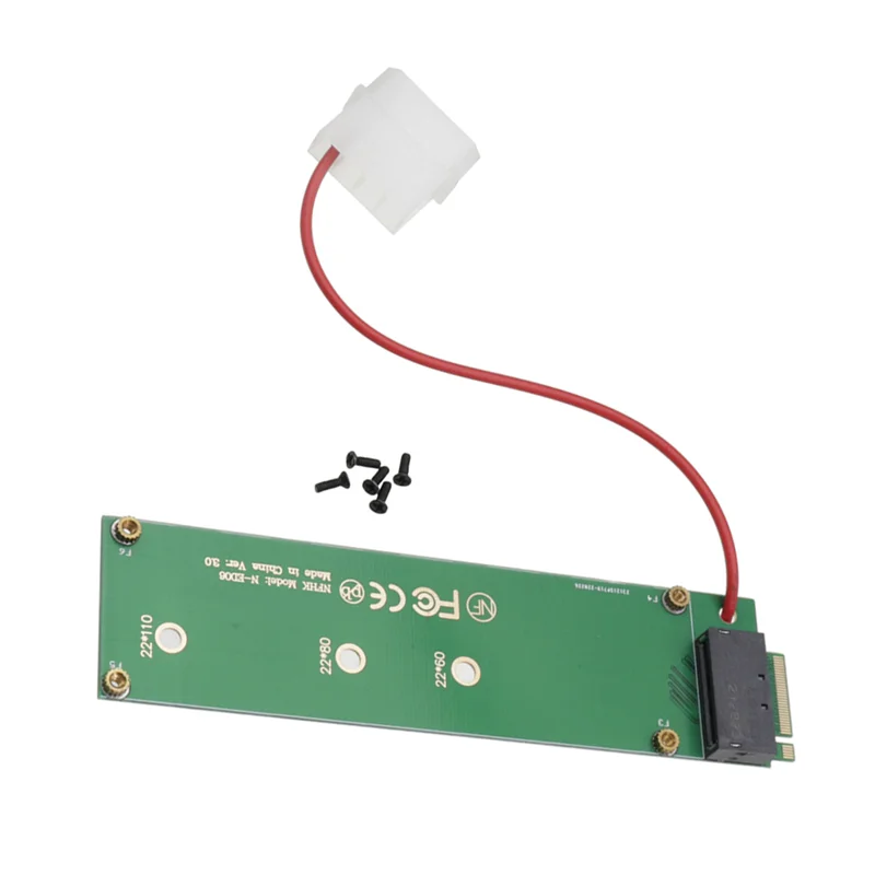 Flessibilità di archiviazione migliorata efficiente: Nvme E1. Scheda adattatore riser da SSD S a M2 EDSFF