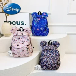 2024 neue Cartoon Mickey Minnie Große Mittlere Kleine Kindergarten Grundschule Wasserdicht Reduziert Belastung Mädchen Kapazität Rucksack