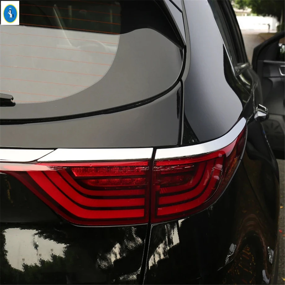 For Kia Sportage 4 QL 2016 - 2020 ABS Chrome Car Rear Tail Lights Lamps Eyebrow Eyelid Trim Cover Garnish Moulding Accessories