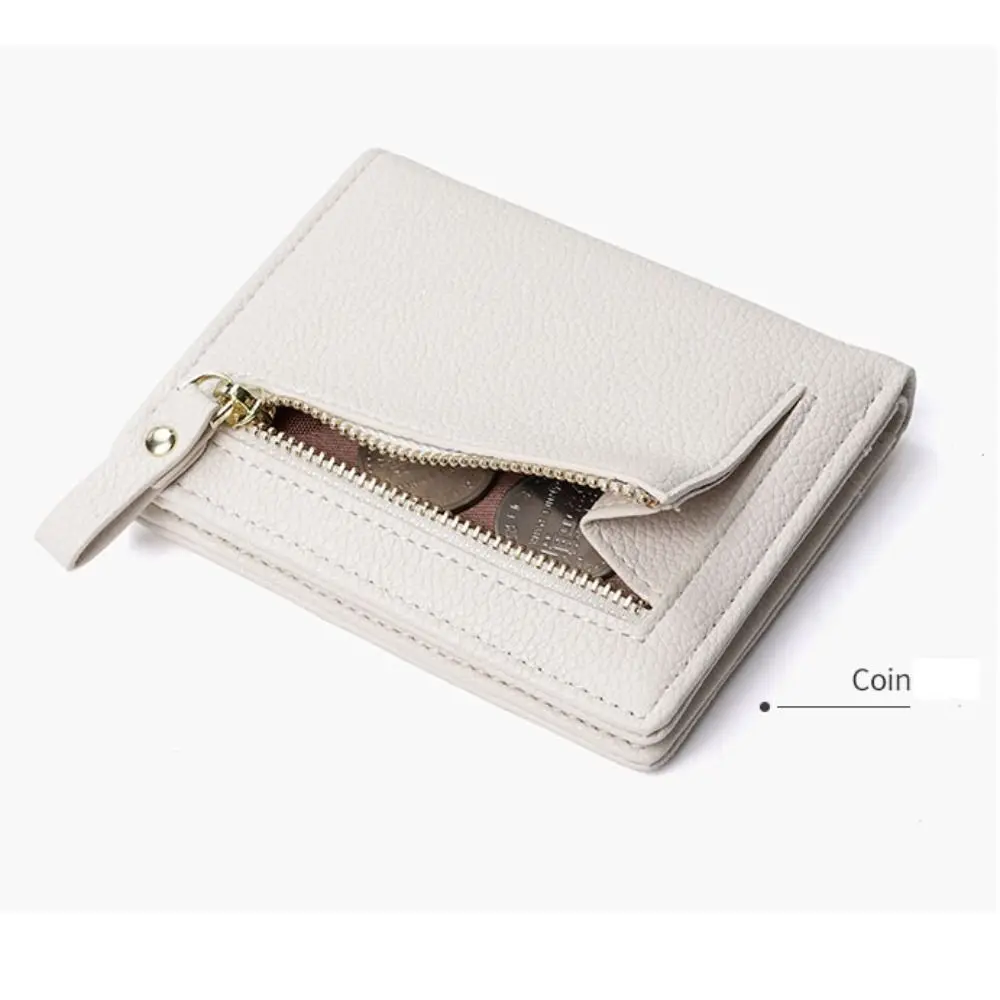Women's Wallet PU Leather Women's Wallet Made of Leather Women Purses Card Holder Foldable Portable Lady Coin Purses