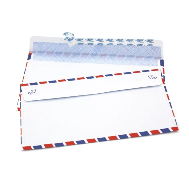 5ASD 5/15/20PCS Envelopes correio aéreo 115x225mm Envelopes correio aéreo