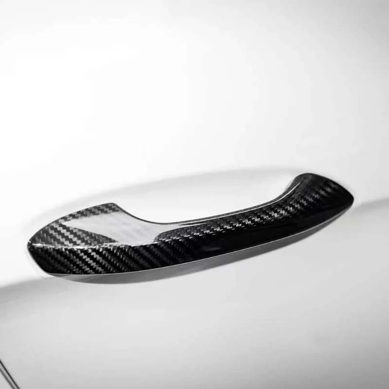 

For Porsche Macan Real Dry Carbon Firber 2014-2017 Exterior Decoration Door Handle Shell Cover Body Kit Modification Accessories