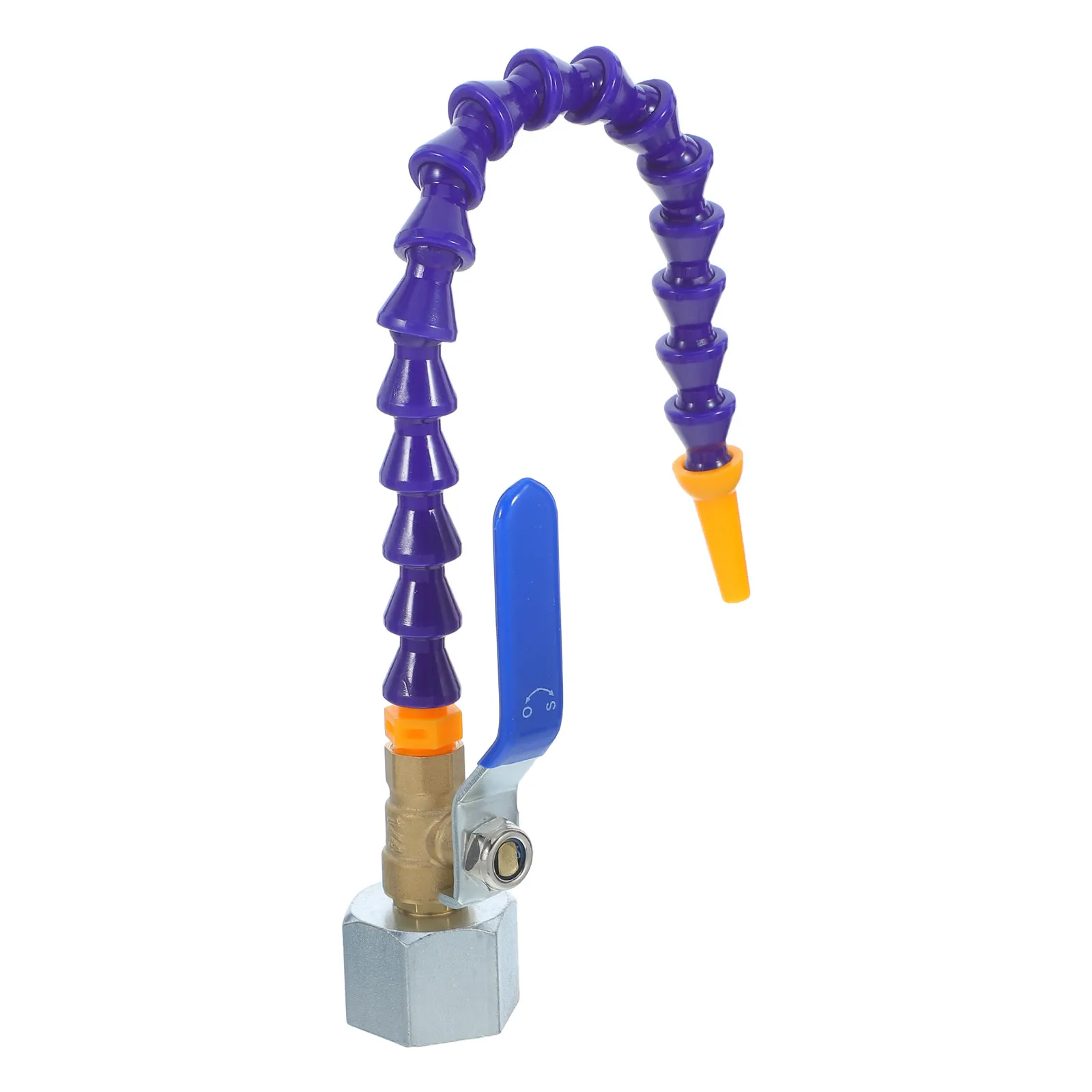 1Set Flexible Coolant Pipe Nozzle with Magnetic Base and Barb Connector Adjustable for Cnc Machining Hard to - view 2