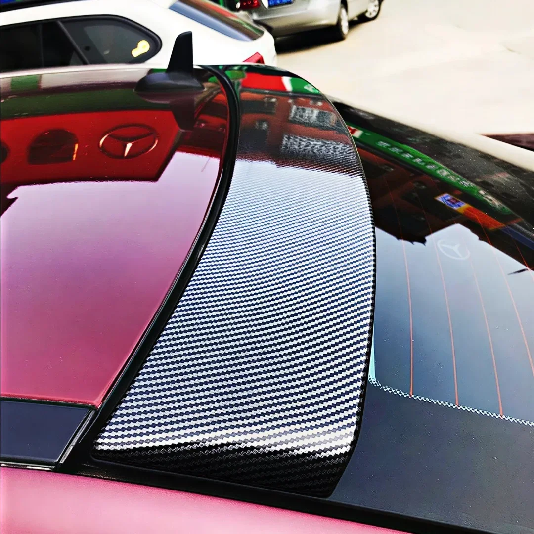 aaaa Trunk Roof Spoiler Wing For Mercedes Benz C Class W204 4door 2007-14 Racing Boot Lip Car Styling Accessories Air Deflector