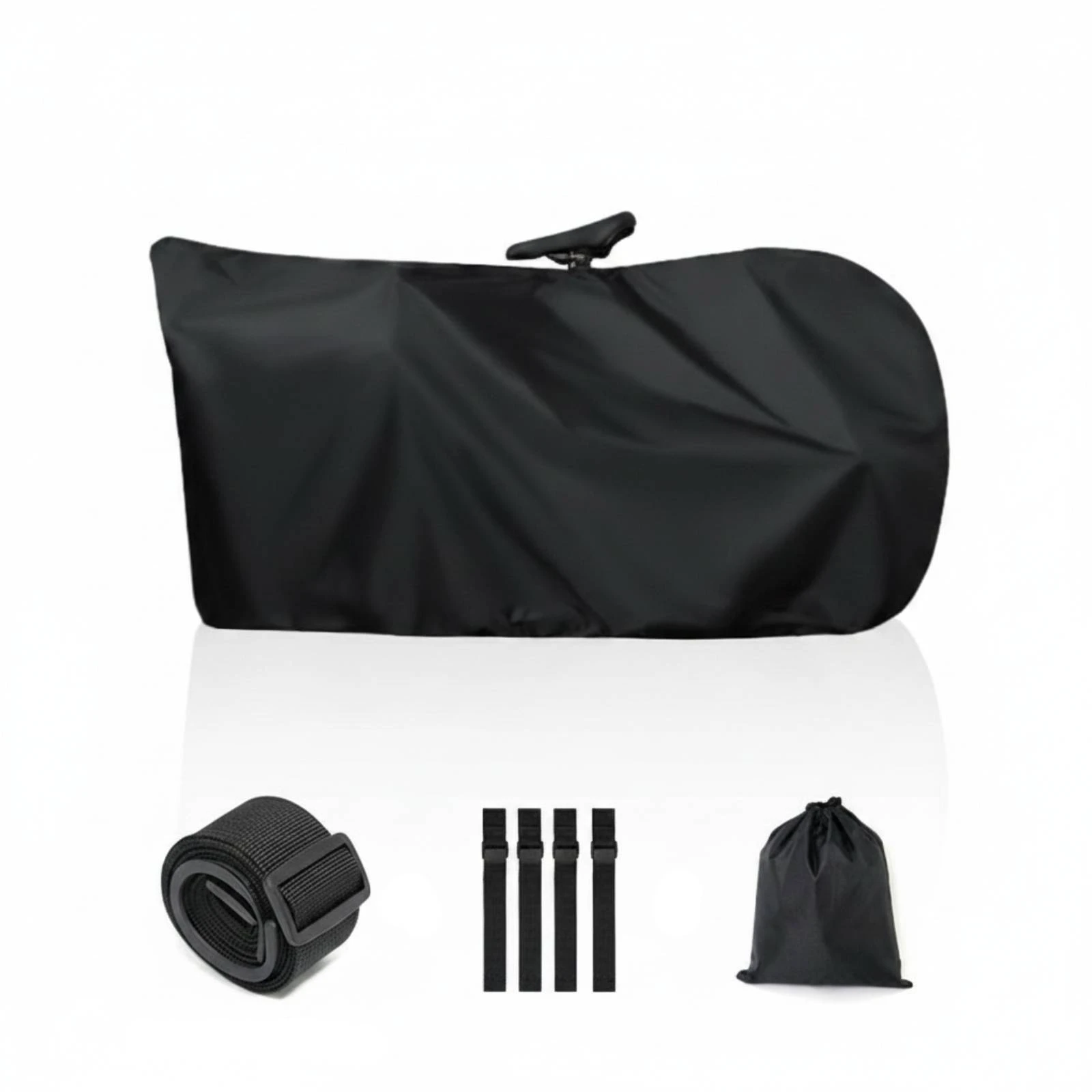 Two-Wheeler Transport Cover Portable Two-Wheeler Transport Bag Bike Cover with Shoulder Strap Wear-Resistant for Travelers