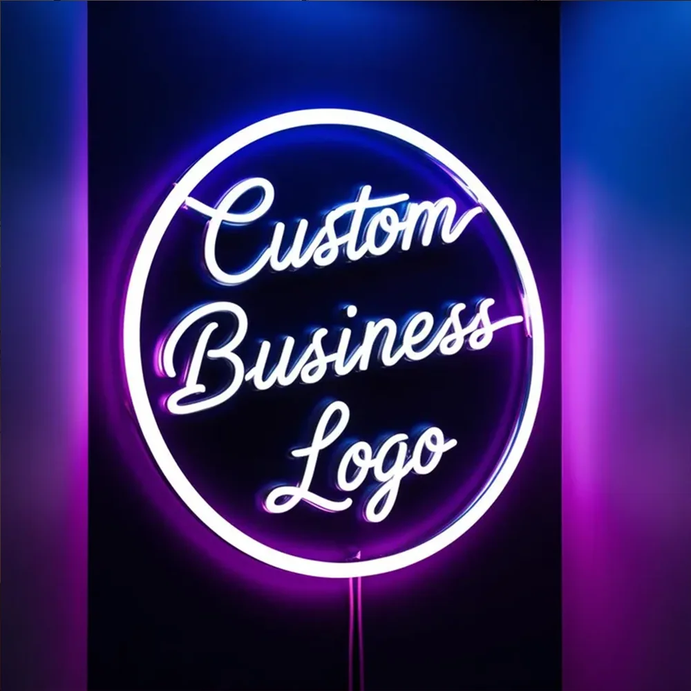 Custom Private Neon Signs Dimmable LED Light for Family Birthday Bar Wedding Party Company Business Logo Neon Sign Nig