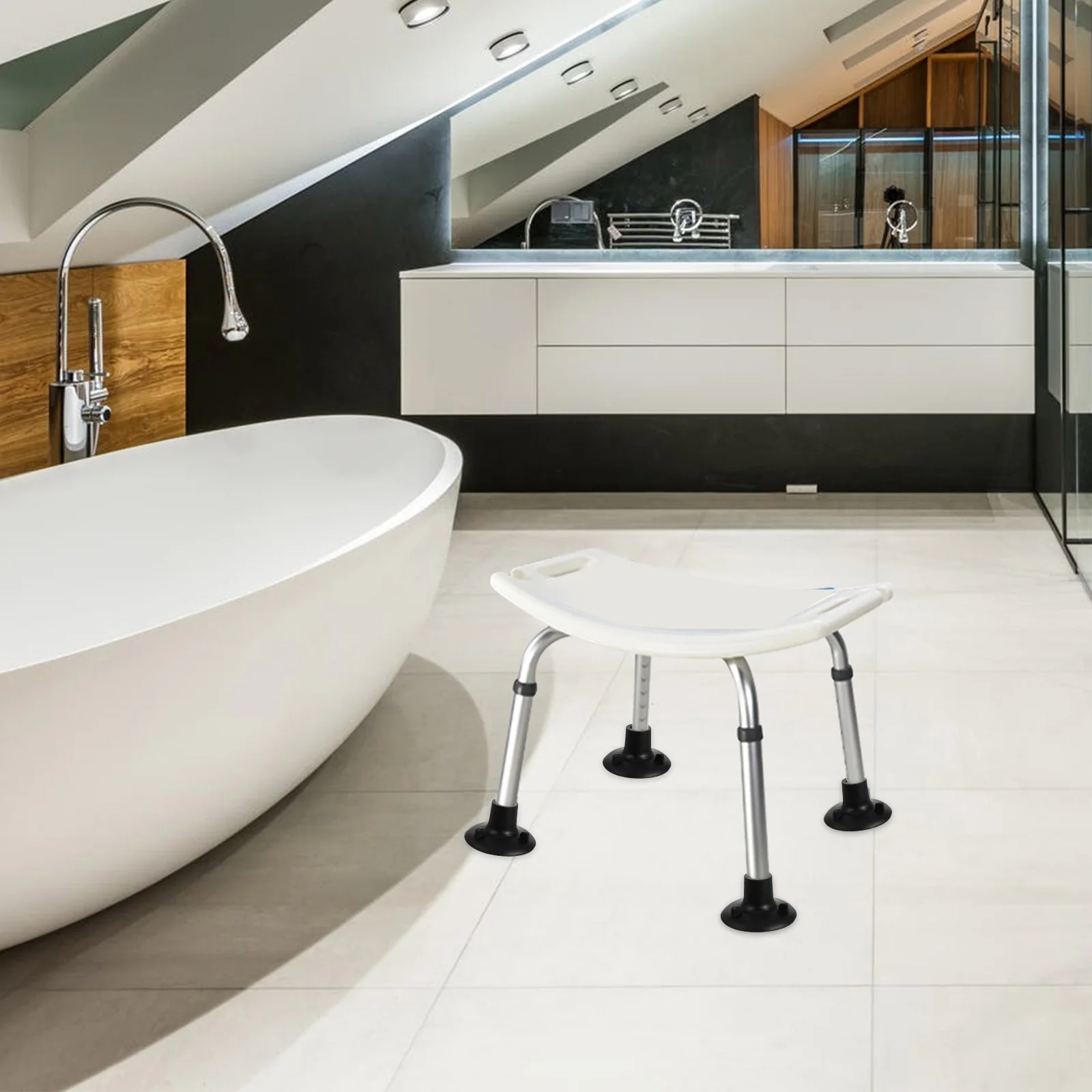 4 قطعة كرسي المرحاض أقدام مطاطية منصات عدم الانزلاق استبدال كرسي الساق قبعات لحماية الأرض دش السرير صوان البراز #1