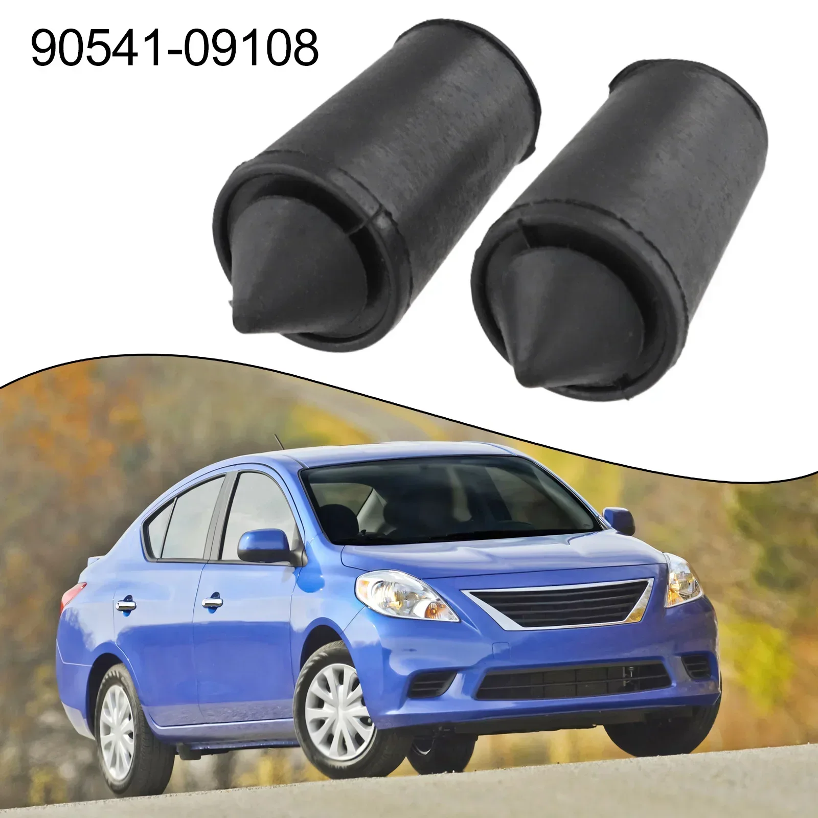 2Pcs Trunk Rear Door RUBBER STOP CUSHION Buffer Pad Anti Shock Bump Stop 90541-09108 For TOYOTA For RAV4 08-12