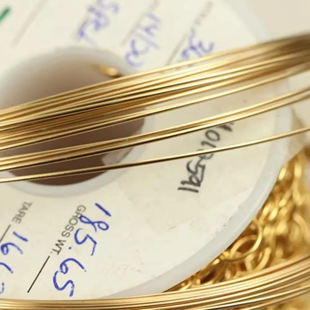 

США 14-каратное золото, гибкая проволока, моделирующая линия, аксессуары для самостоятельного изготовления, аксессуары для ручного намотки