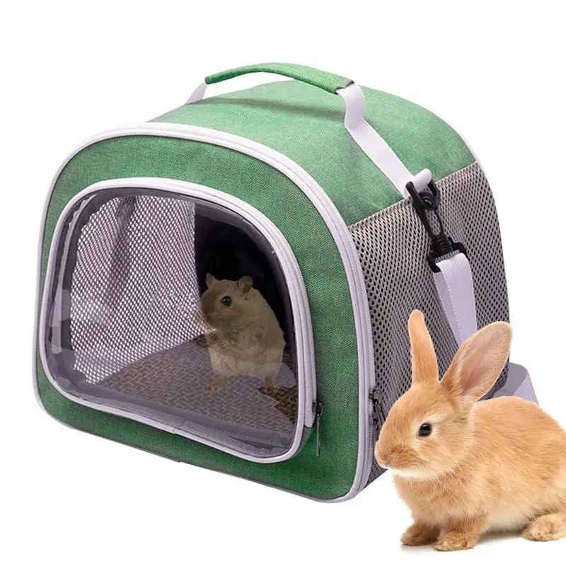 Small Pet Carrier Carrying Sling Pouch For Rabbit Portable Gerbil Pouch Breathable Small Animal Carrying Bag For Squirrel