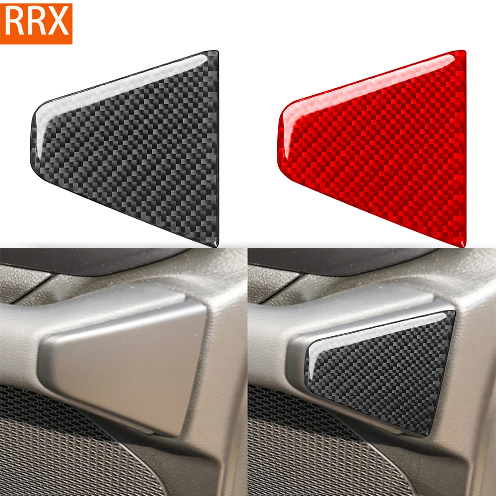 

For Jeep Wrangler Gladiator 2020 2021 2022 2023 Glove Box Side Trim Strip Real Carbon Fiber Stickers Car Interior Accessories