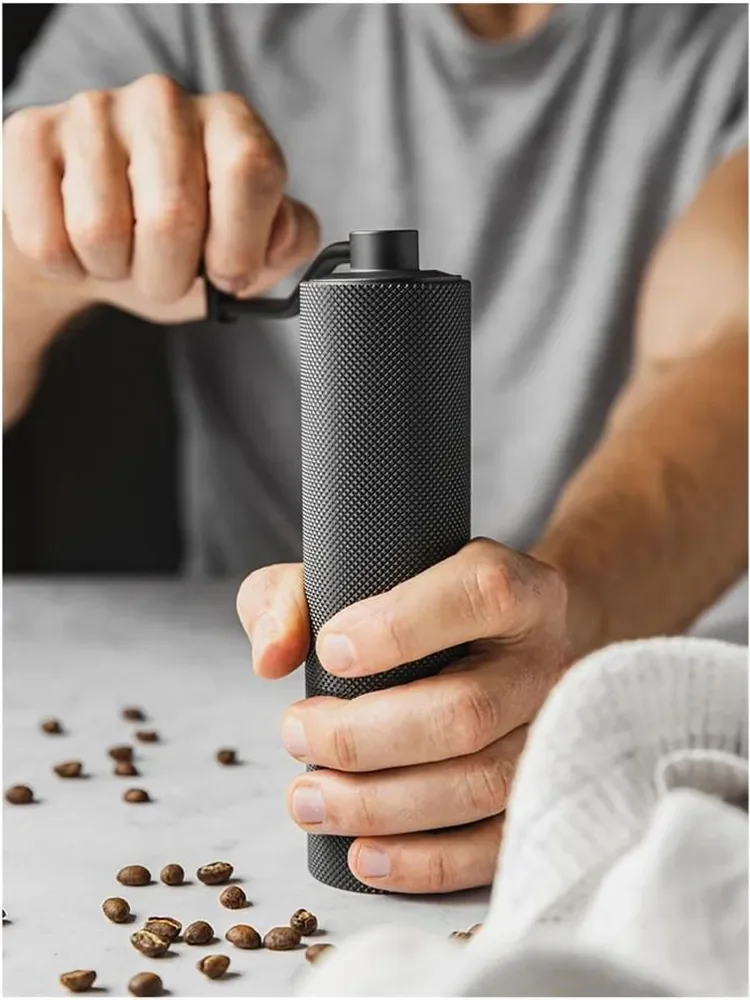 

Slim Plus Handheld Coffee Grinder, Burrs Inside Brewing & Espresso Grinder, Coarse Fit Hand Mill