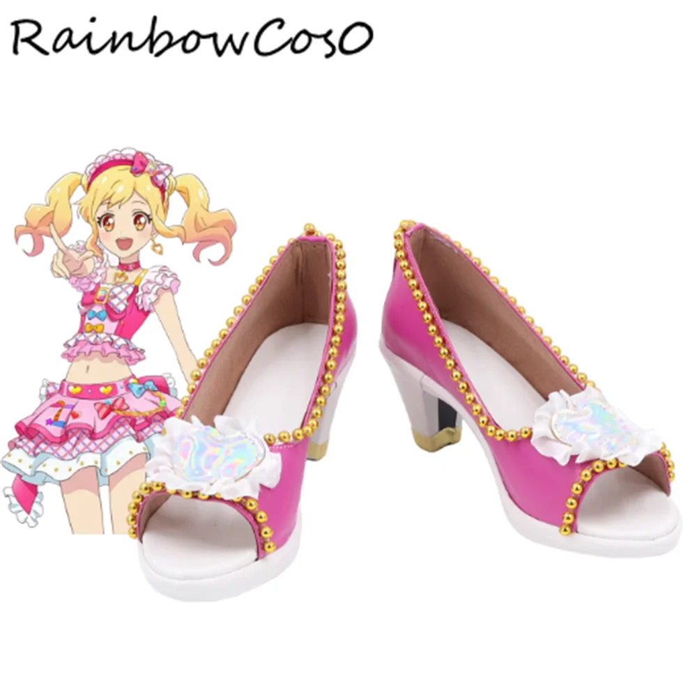 

Нидзино Юме Айкатсу Айкатсу! Обувь для косплея, ботинки для игр, аниме, Хэллоуина, Рождества, RainbowCos0 W5625