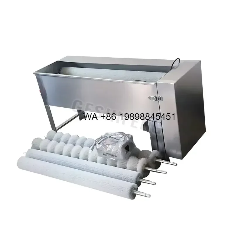 Wmwmnu Commercial Stainless Steel Egg Washing Water Tank Egg Cleaning Equipment for Poultry Farm Automatic Egg
