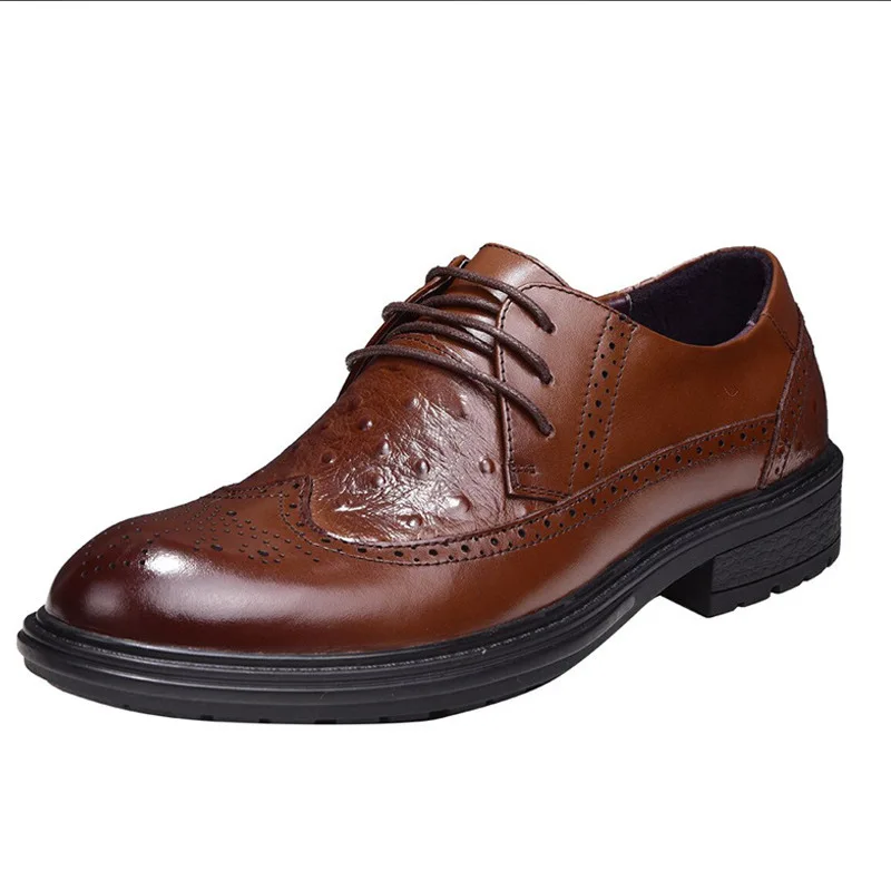 Nuevos zapatos planos para hombre, zapatos de cuero de vaca de capa superior para hombre, zapatos de cuero de negocios, zapatos de cuero de negocios, zapatos de hombre de estilo británico