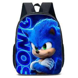 New Cartoon Animation Sonic SONIC Primary and Secondary School Bags Children s Backpacks Anime Cartoon School Bag Mochila AliExpress