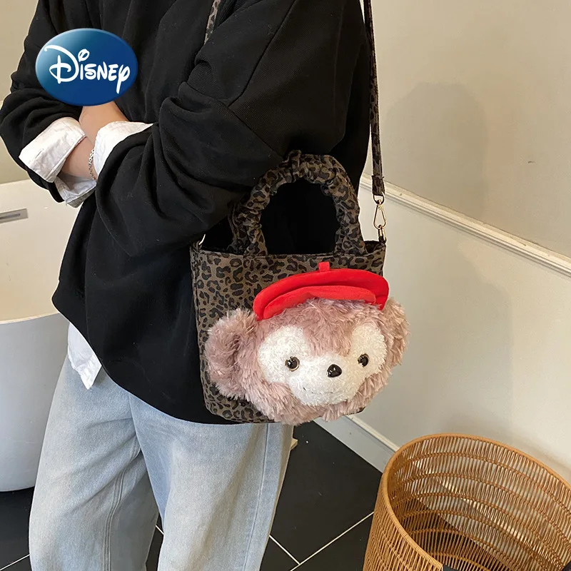 Disney Daffy Bear New Women's Shoulder Crossbody Bag Cartoon Mini Women's Handbag Fashion Doll Style Women's Bag High Quality