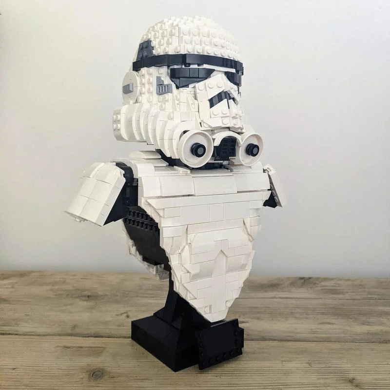 Colección de busto MOC, cazador de recompensas, soldado y piloto Dark Lord Scout Trooper, modelo de bloques de construcción, juguete para montar, regalo de Navidad