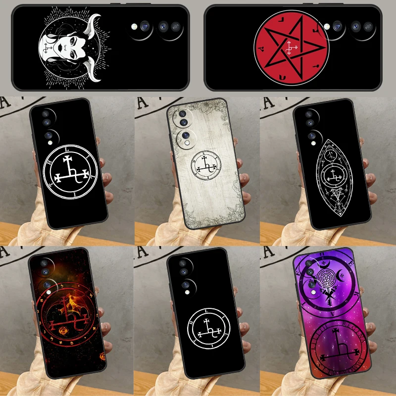 Sigil of Lilith Funda For Honor Magic 5 Pro X6 X7 X8 X9 X7a X8a X9a 8X 9X 10 50 70 90 Magic 4 Lite Case