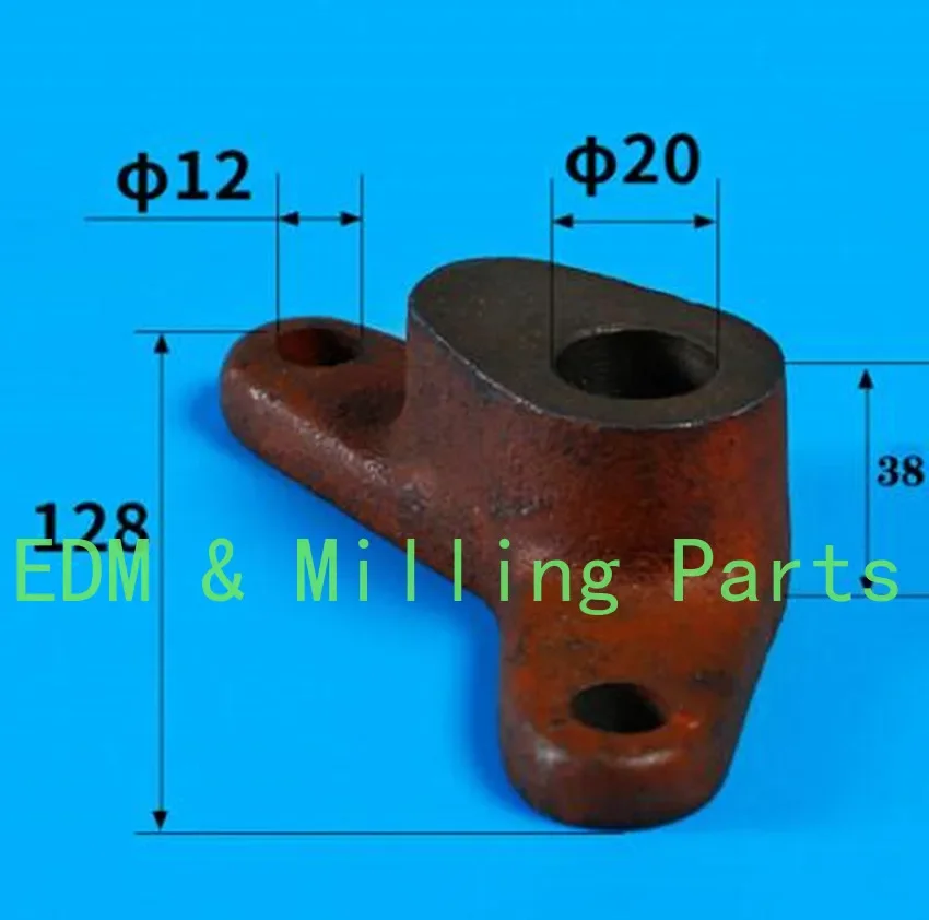 CNC X6325 Milling Machine Accessories 7036 Nut Holder Front And Rear Workbench Nut Pig Iron Holder 120*90*80 For Bridgeport Mill