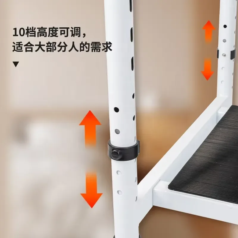 Adjustable Bathroom Footstool for Elderly Non Slip Toilet Step Stool with Handle Large Adult Safety Aid for Shower and Bath