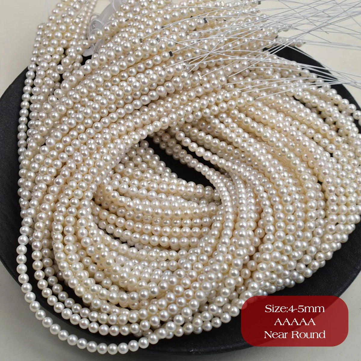 

5A Natural Freshwater Pearl Near Round Beads High Quality for DIY Jewelry Making Women Men Necklace Bracelet Earrings Accessory