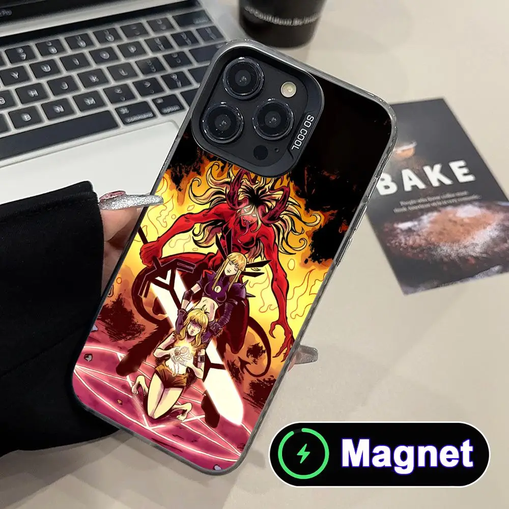 Magik Illyana Phone Case for iPhone 17 16 15 14 13 12 11 Air Pro Max Plus Colorful Silver Magnet Cover view 3