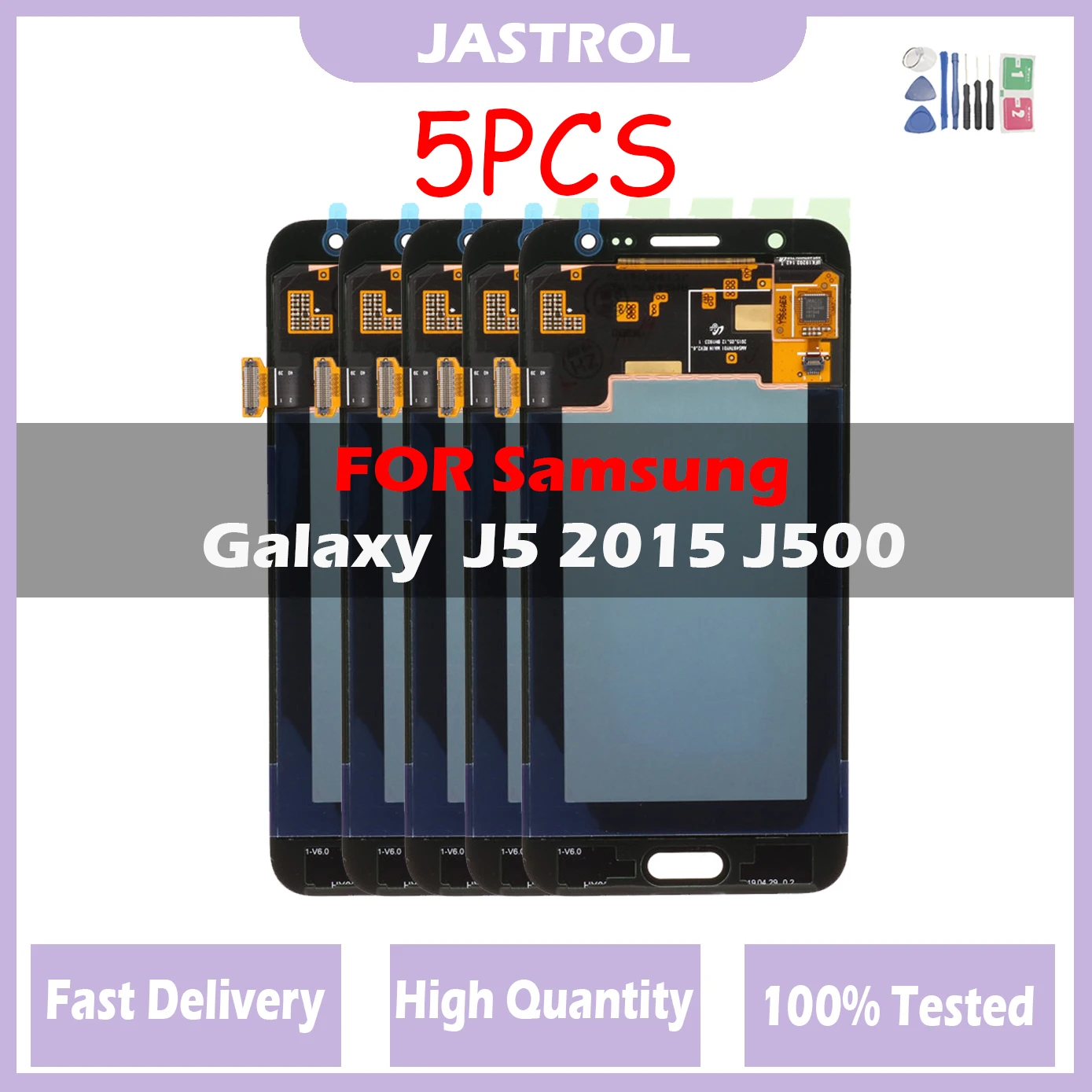 5Pcs/Lotl Amoled LCD For Samsung Galaxy J5 2015 J500 J500FN J500M J500H LCD Display Touch Screen Digitizer Assembly