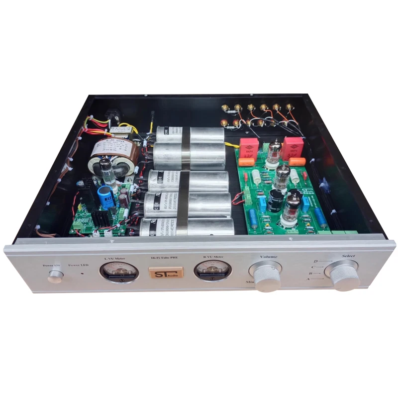 AIYIMA SMSL Reference MC22 Preamplifier High-Voltage Oil Immersed Capacitor ECC83 12AX7 Vacuum Tube Preamp Amplifier Audio