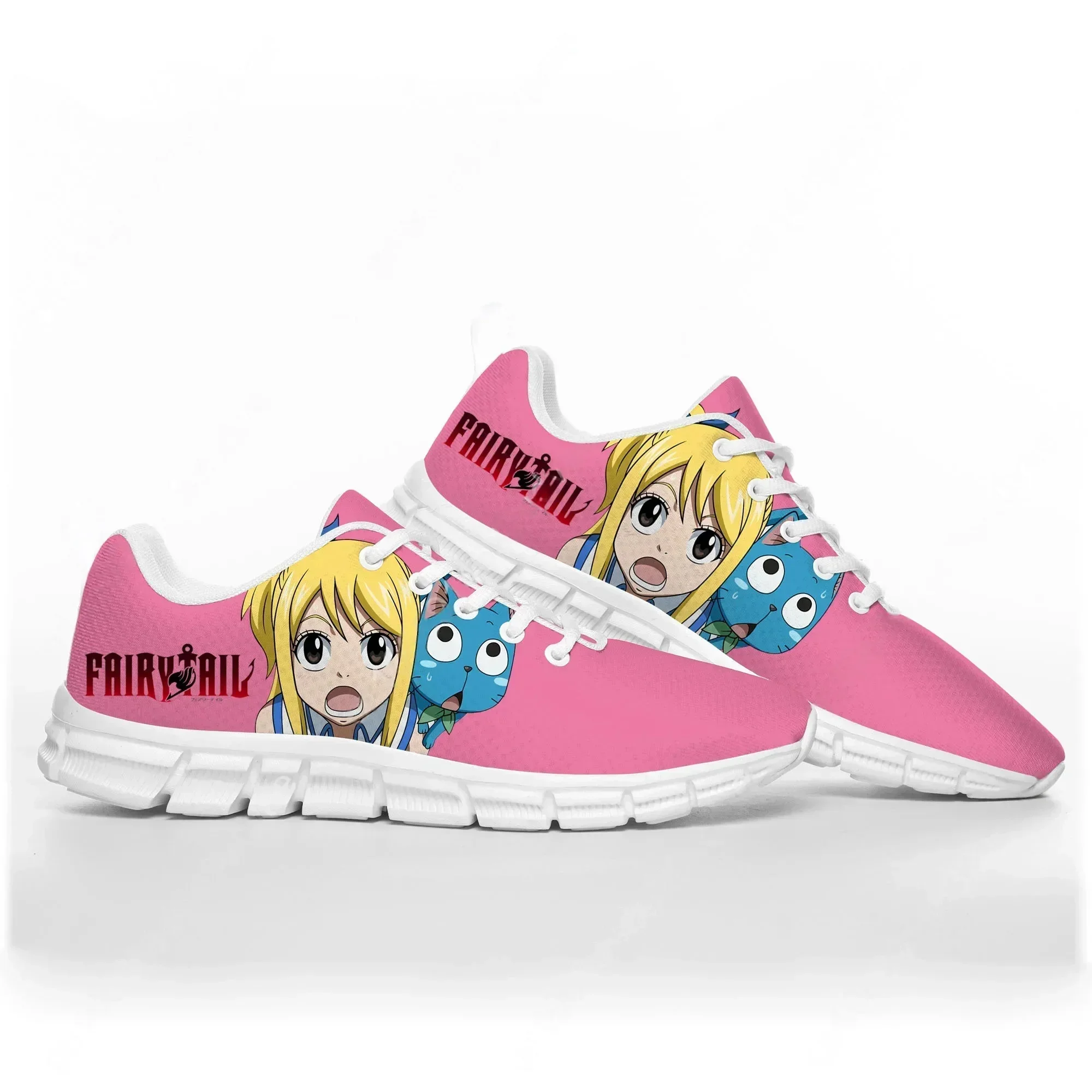 

Спортивная обувь Lucy Heartfilia Anime Fairy Tail, удобные белые кроссовки для мужчин, женщин и подростков, индивидуальные высококачественные кроссовки для пар