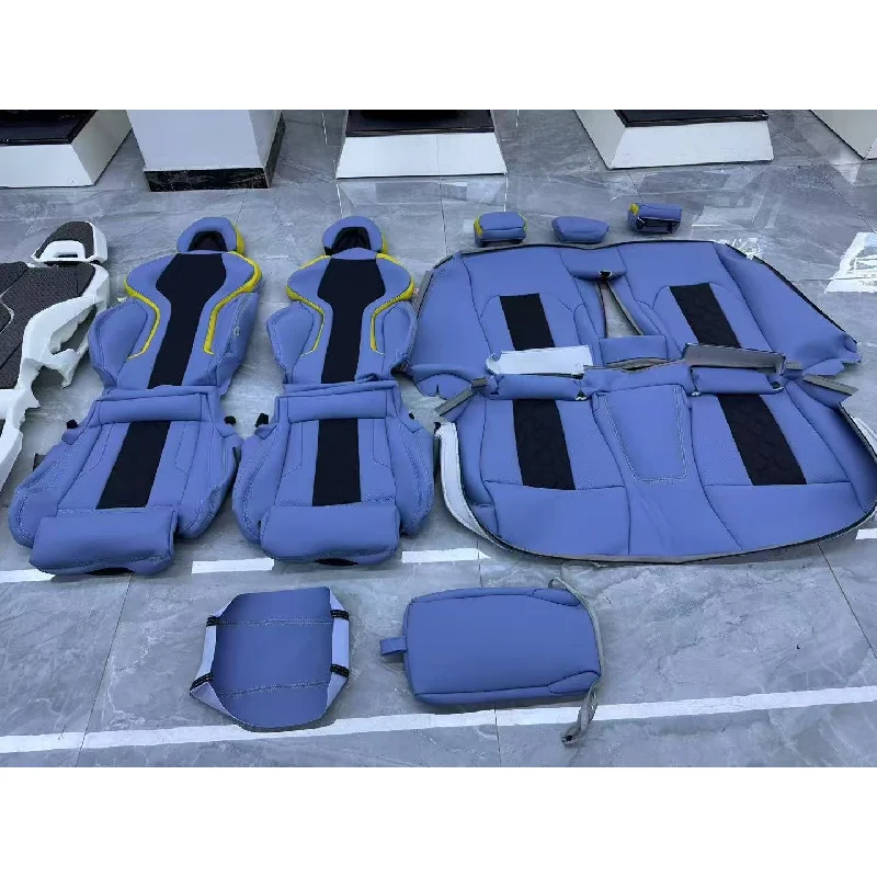 Hongsh Car Interior Accessories Sport Racing Bucket Seats Customize Leather Cover and Sponge Seat for  F30 F80 F10 M3 M5 Upgrade