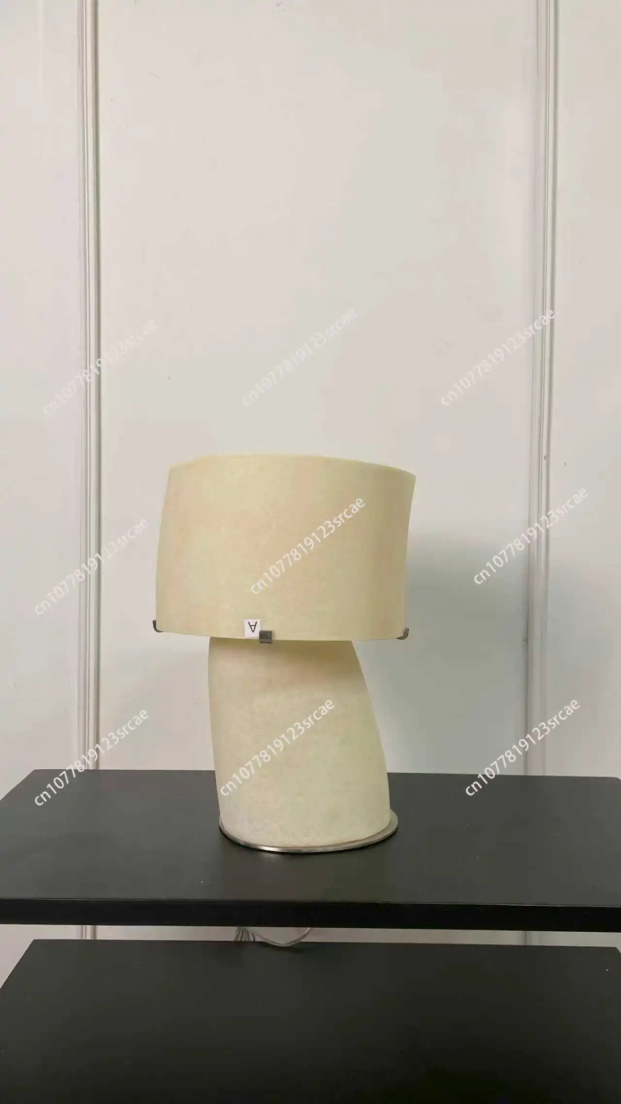 Cloud lamp translucent glass steel fiber texture artistic desk lamp