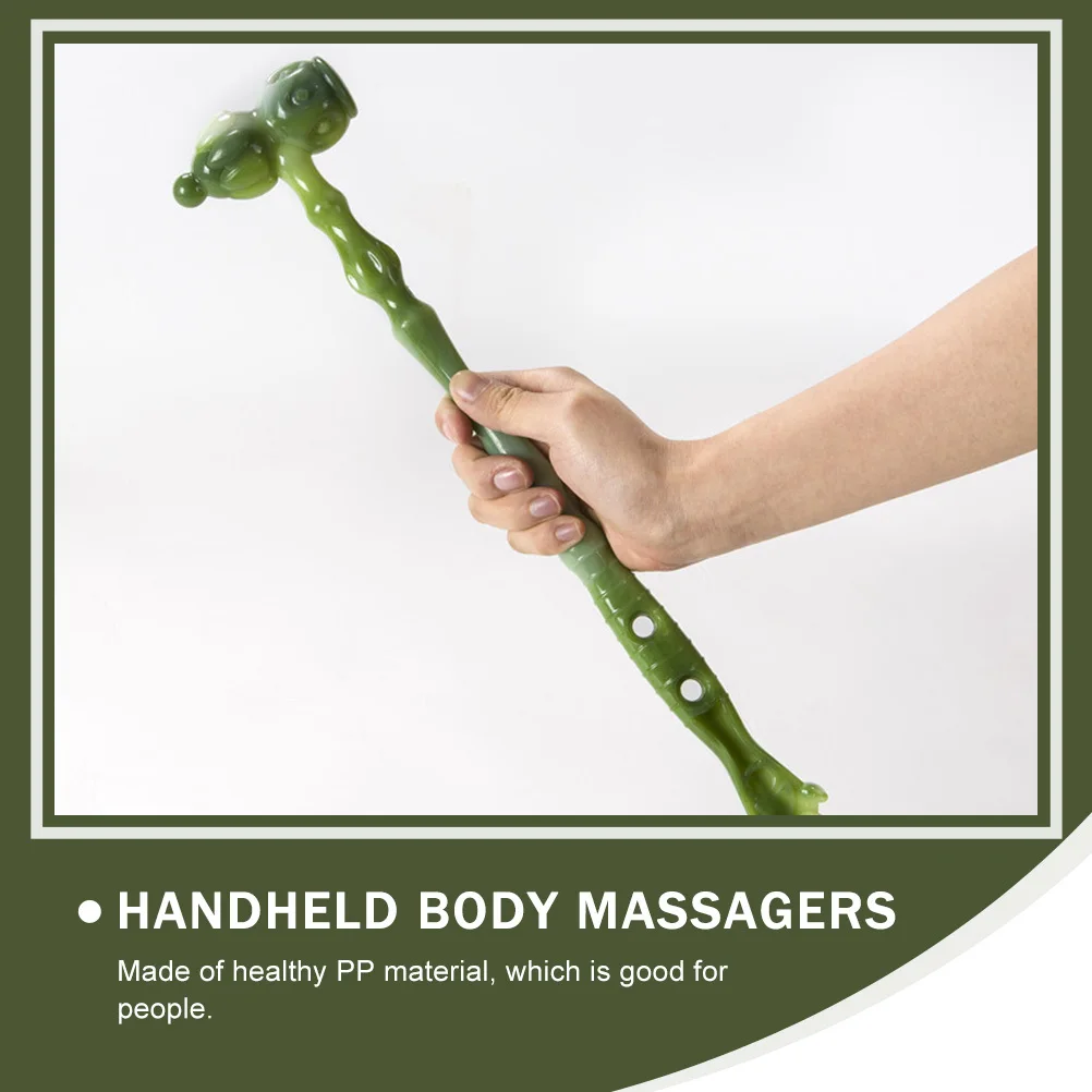 

4Pcs Massage Hammers Gourd Shape Portable Back Scratchers Body Massagers Promote Metabolism and Blood Circulation