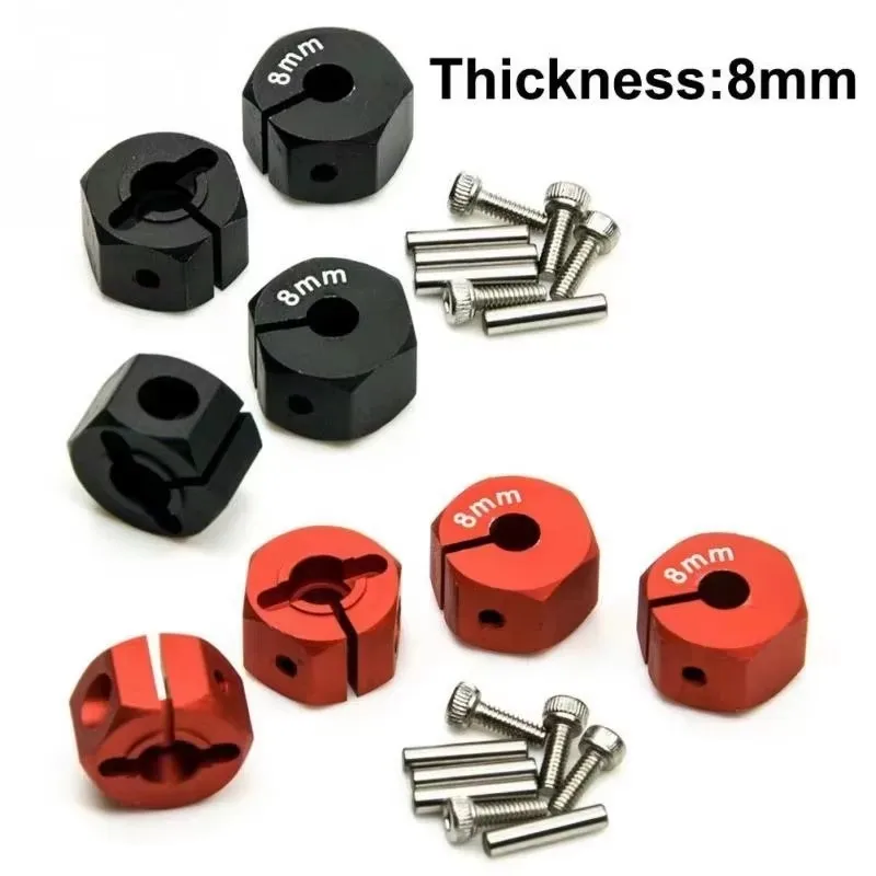 

Алюминиевый адаптер 5/6/7/8/9/10/11/12 мм, шестигранная втулка привода 12 мм с винтами для радиоуправляемого авто трека HSP HPI Tamiya Traxxas Slash