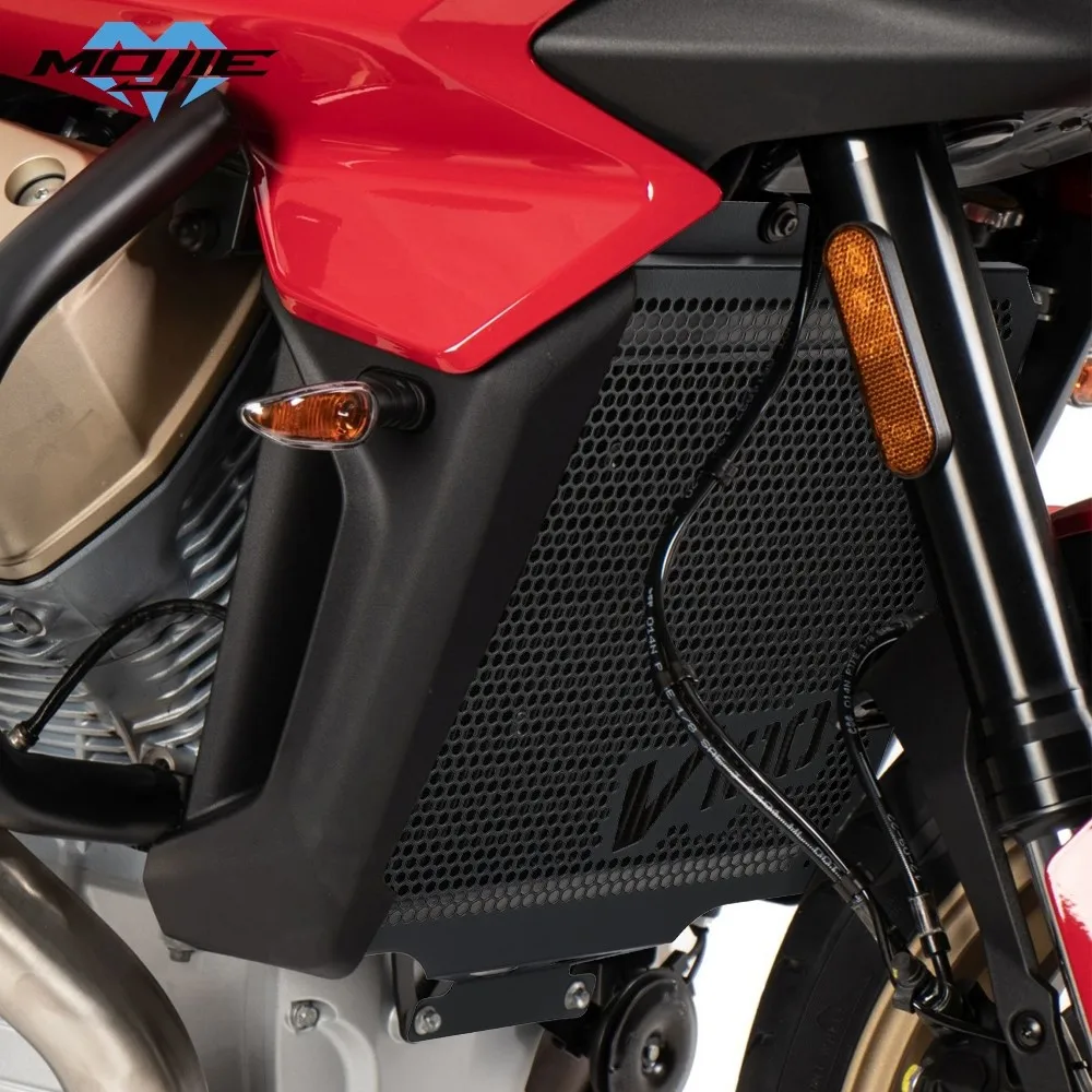 

For Moto Guzzi V100 Mandello V100 S 2022-2023-2024-2025-2026 V100 Stelvio Radiator Guard Grille Cover Protector Protective Grill