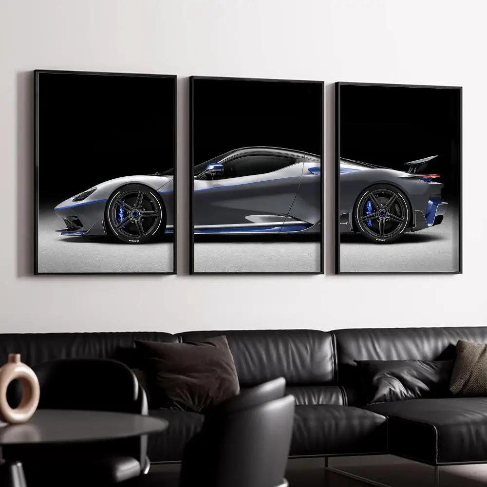 Anniversario Exotic Profile Painting Calligraphy Canvas Wall Art Poster Set for Bedroom Living Room Home Decor Prints Gift