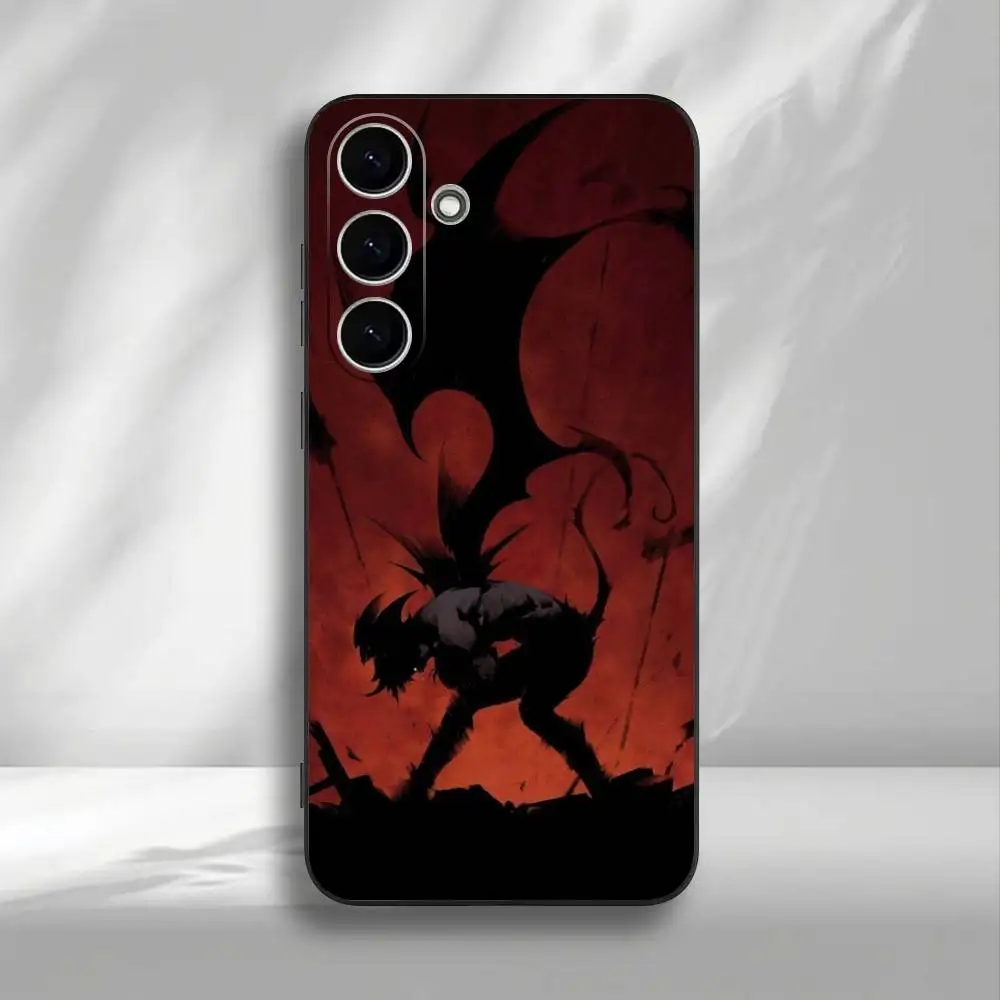 Funda de teléfono Devilman Crybaby para Samsung Galaxy A73,A72,A71,A70,A53,A52,A51, carcasa negra suave
