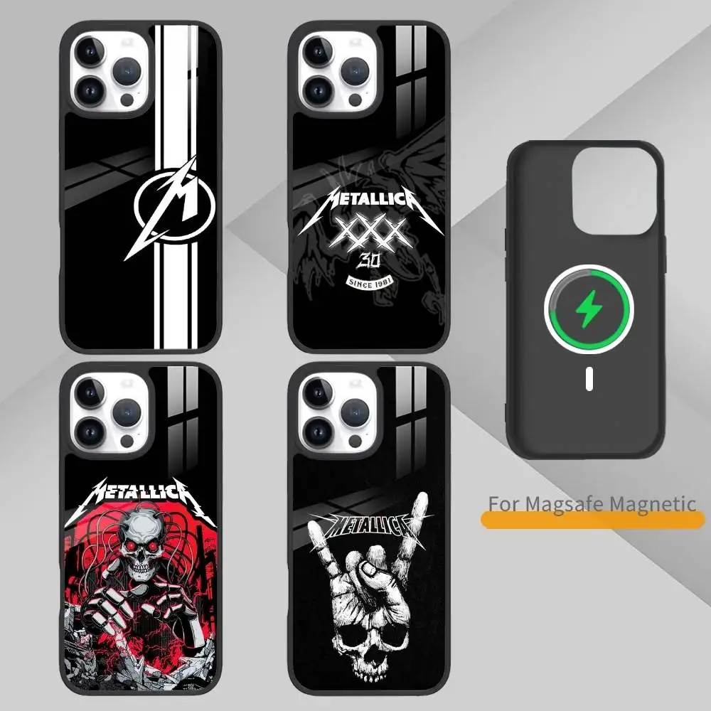 

72 Seasons V-Metallica Phone Case For iPhone17,16,15,14,13 Plus,Pro Max Magnetic For Magsafe Wireless Charging