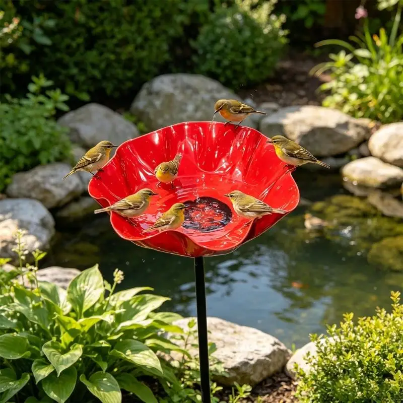  Iron Wildlife Water Bowl For Yard To Attract Animals And Improve Surroundings