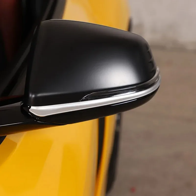 لتويوتا GR Supra A90 MK5 2019-2026 ABS ألياف الكربون سيارة الجانب مرآة الرؤية الخلفية شرائط ملصقات الكسوة اكسسوارات السيارات