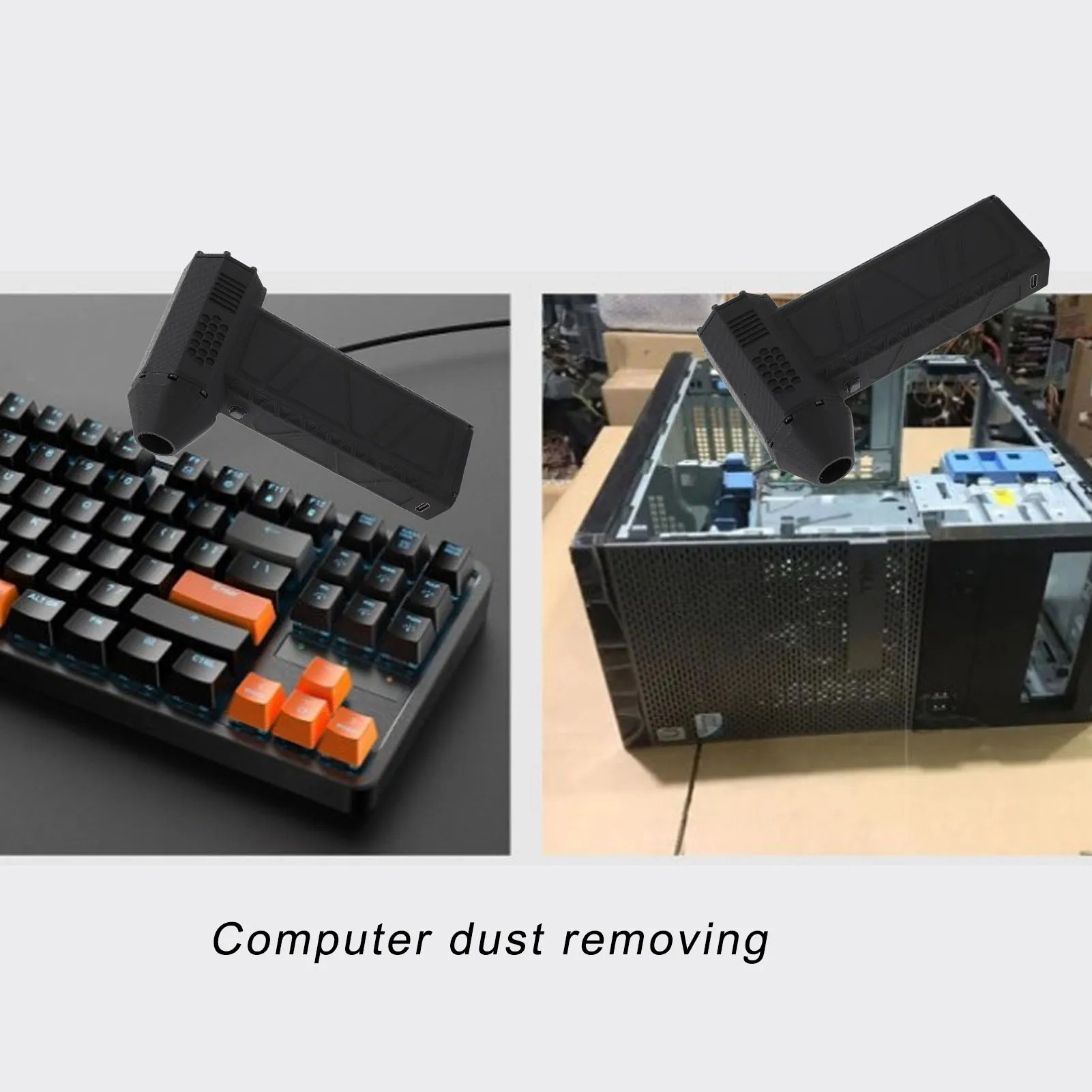 Electric Jet Duster 300000RPM Portable Heat Resistant Type C Fast Charging Speed Adjustable Jet Blower for Keyboard