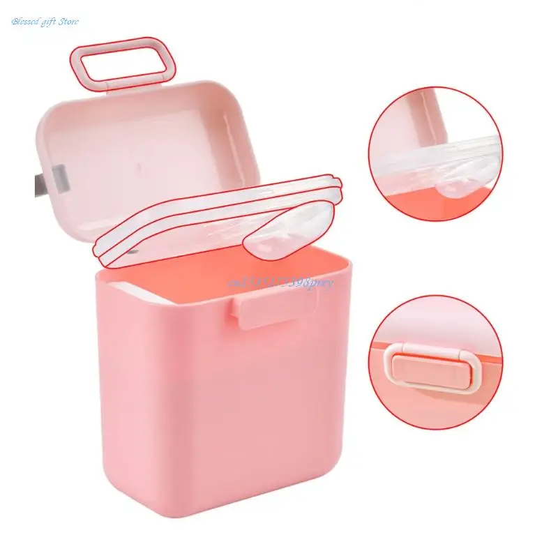 Baby Formula Dispenser with 400ml/800ml Milk Powder Storage Box Infant Essential Cereal Toddle Snacks Container for Baby