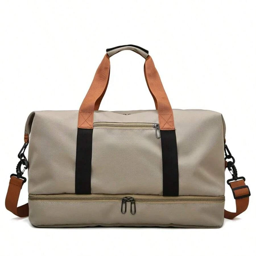 กระเป๋าออกกำลังกายแบบพกพาสำหรับเดินทางระยะสั้น กระเป๋าฟิตเนสแบบสะพายไหล่ สะพายข้าง สะพายหน้าอก กระเป๋าถือ กระเป๋าเดินทางแบบถือขึ้นเครื่อง