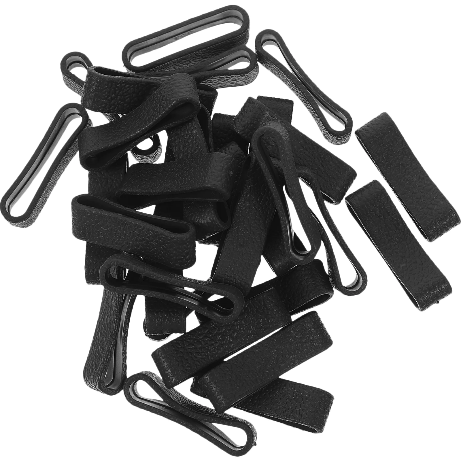 30 Pcs Belt Accessories Belts Retainer for Men Backpack Fixing Hoops Loop Keepers Pu Wide Loops