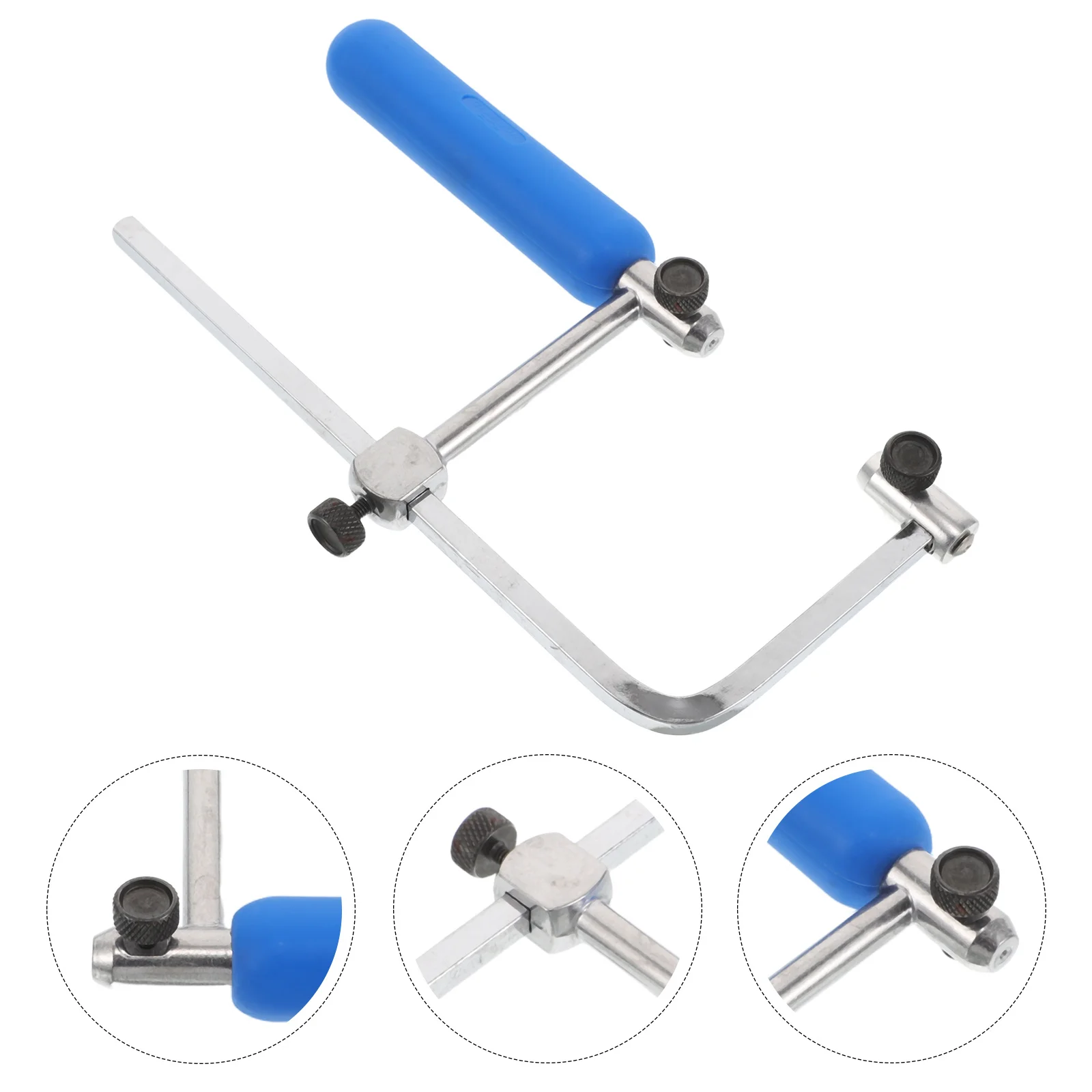 

U Shaped Jewelry Making Bow Saw Sturdy Steel Construction for Accurate Cuts in Metal Wood Crafts with Non-Slip Handle