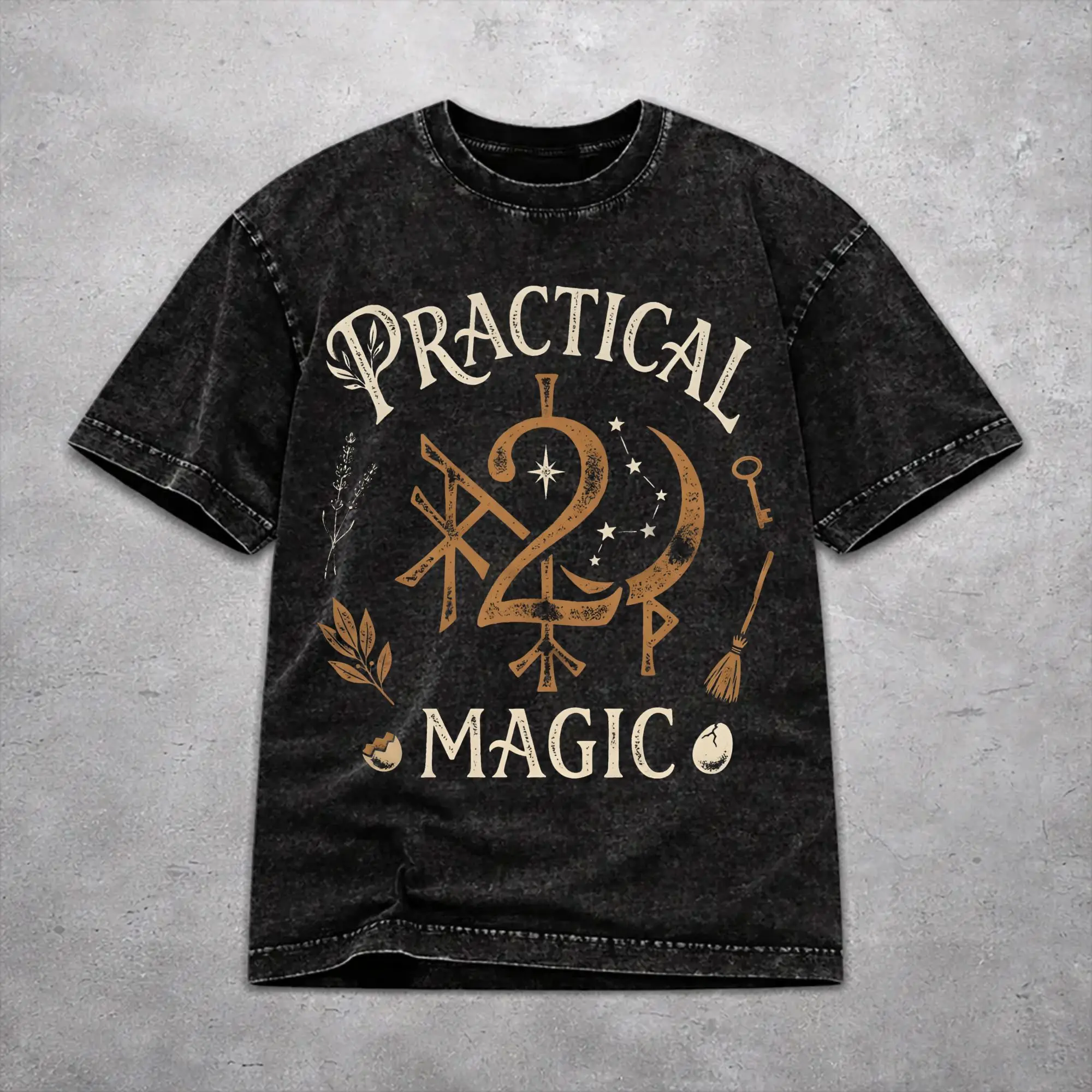 Harajuku Practical Magic 2 Outfit T Shirt for Men Women  Washed Cotton Tee Shirt Clothing