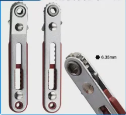 

Мини-многофункциональная двусторонняя трещотка с плоской головкой, локоть, плоская отвертка, ключ с храповым механизмом, крестообразная шестиугольная отвертка, инструмент